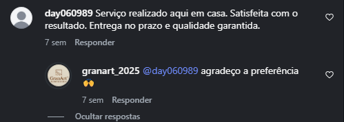 Avaliação de cliente 3